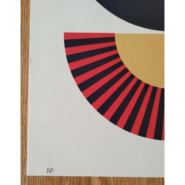 Shepard Fairey (Obey) Dove Geometric White Screenprint on Speckletone cream paper. Signed by Shepard Fairey. Edition...