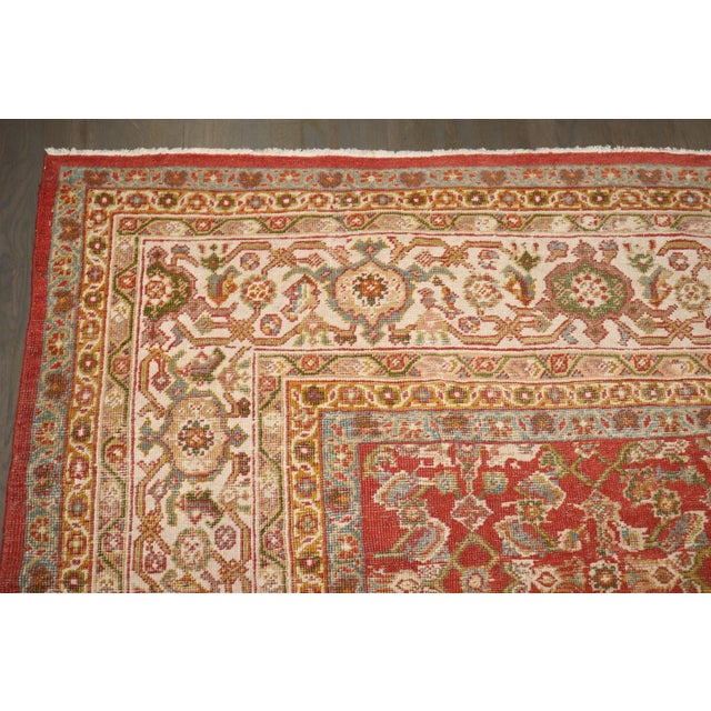 Large Herati Rare Size Persian Mahal Rug no. 10948 For Sale - Image 11 of 16