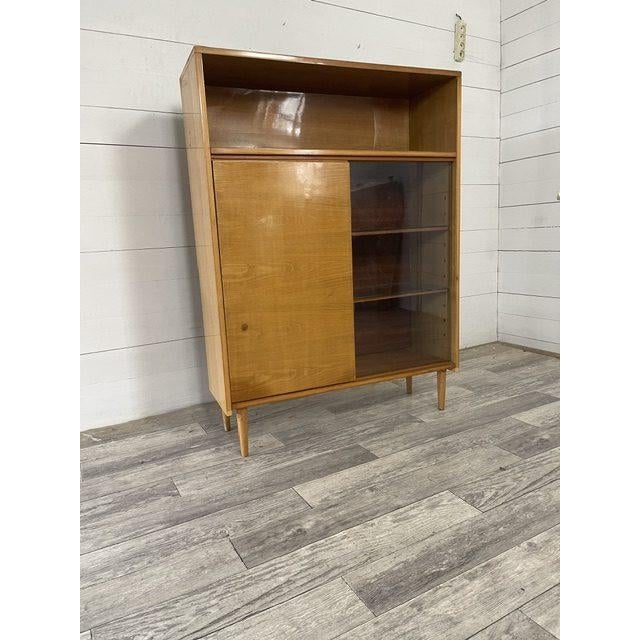 Vintage Bookcase with Sliding Doors from Novy Domov, 1976 For Sale - Image 10 of 10