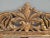 1990s Vintage Gold Gilt Decorative Pineapple or Acorn Top Hollywood Regency Wall Mirror For Sale - Image 5 of 7