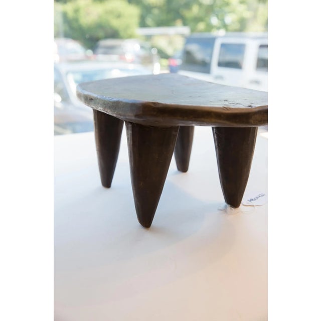 Vintage African Senufo Wood Milk Stool For Sale In New York - Image 6 of 8