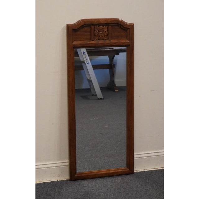 BASSETT FURNITURE Rustic Country French 19" Dresser / Wall Mirror 1089-235 45.25" High 19.25" Wide 1.25" Deep We...