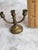 Metal 1980s Miniature Brass 3-Arm Candelabra Dollhouse Furniture For Sale - Image 7 of 9