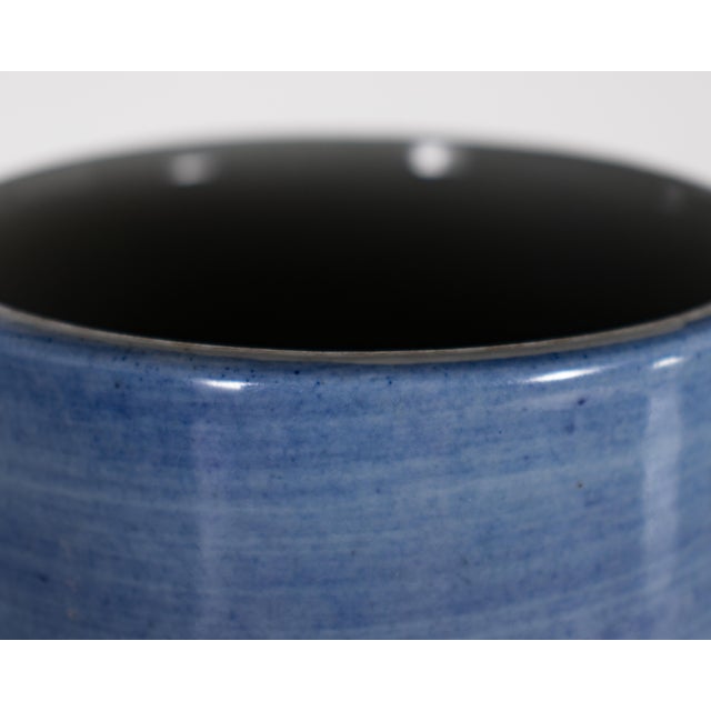 Monumentyal Contemporary Blue Vase For Sale In Dallas - Image 6 of 6