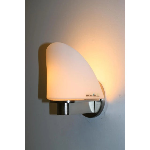 Glass Mid-Century Modern Murano Wall Lamp For Sale - Image 7 of 9