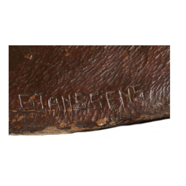 Mid 20th Century Germain Janssens (Belgian, 1920-1994), Large Mother and Child Relief Sculpture For Sale - Image 4 of 4