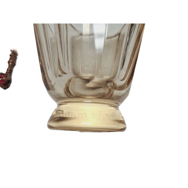 Art Deco Crystal Vase from Daum, France, 1930s For Sale - Image 9 of 14