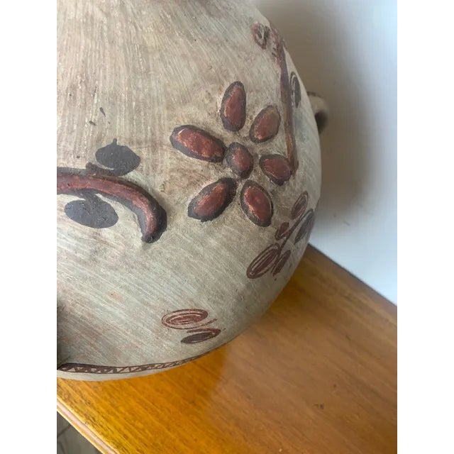 1910s Mayan Pre-Columbian Style Large Round Jar For Sale In New York - Image 6 of 7