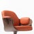 Armchair structure base in cast aluminium. Footstool structure base in tubular steel and painted. Seat, backrest and...