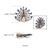 Celestial Fan Brooch Pendant With Opal, Sapphires & Diamonds For Sale - Image 9 of 12
