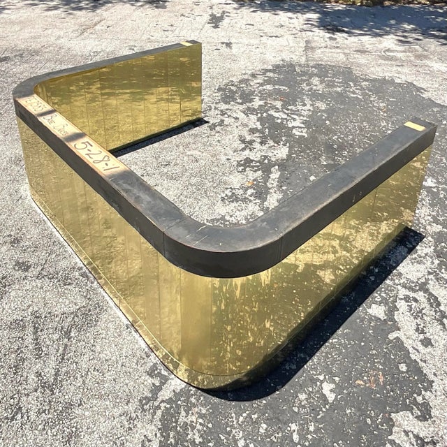 Vintage Boho Paul Evans Cityscape Executive Desk For Sale - Image 11 of 12