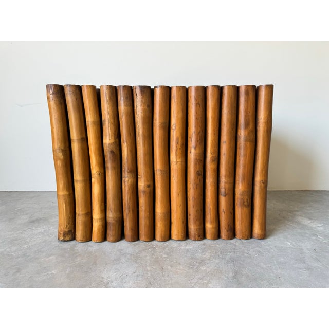 Vintage Antonio “Budji” Layug - Style Sculptural Cluster Bamboo & Glass ...