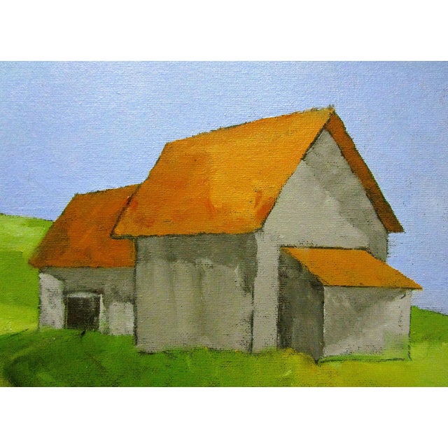 2020s Hollister Barns 11x14 Lynne French California Rural Farm Landscape For Sale - Image 5 of 5