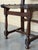 Brown 19th Set of Six Spanish Carved Chairs with Leather Seat and Back For Sale - Image 8 of 18