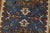 Heriz Runner 2’8” X 7’11” Blue Wool Tribal Hand-Knotted Oriental Rug For Sale - Image 11 of 12