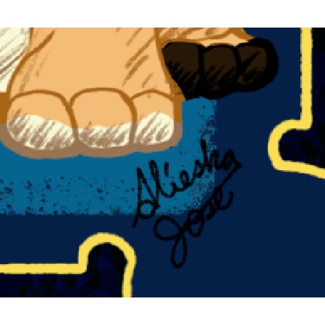 Early 21st Century Boy's First Birthday Greeting Card, Gold Foil, Artist Signature Alieska & Jose For Sale - Image 5 of 5