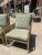 Hollywood Regency 1960s Vintage Gold Bamboo Caned Chairs - a Pair For Sale - Image 3 of 7