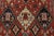 Heriz Rug 5’10” X 9’1” Red Wool Vintage Tribal Hand-Knotted Oriental Carpet For Sale In Philadelphia - Image 6 of 15