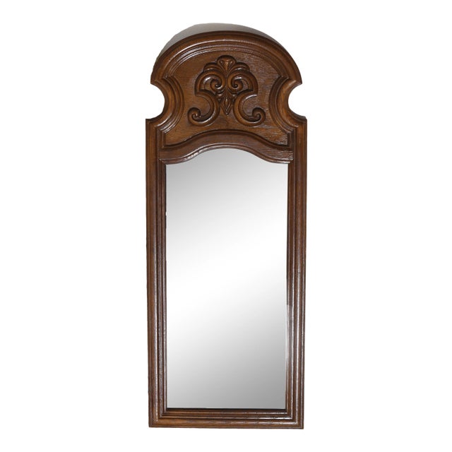 Tall Wooden Decorative Mirror For Sale