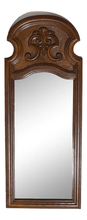 Tall Wooden Decorative Mirror