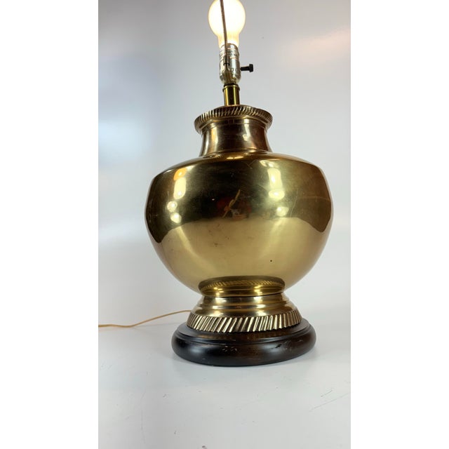 Mid 20th Century Fredrick Cooper Brass Lamp, Hollywood Regency, Midcentury Modern For Sale - Image 10 of 12