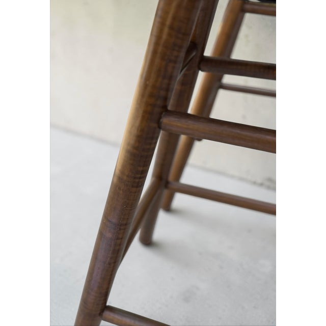 A beautiful pair of Mid-Century bar height stools, heavily inspired by legendary Victor Courtray. Spanish in style, the...