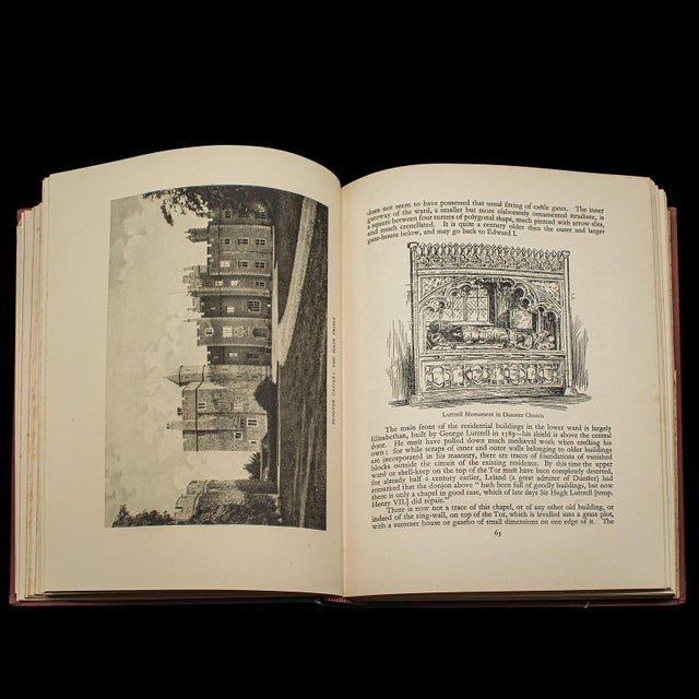 Paper GWR Castles Book, Charles Oman, Historic Illustrated Reference, Vintage, English For Sale - Image 7 of 12