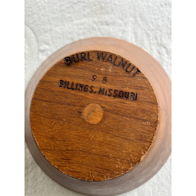 Burl Walnut Bowl For Sale In Lexington, KY - Image 6 of 15