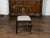 English English 19th Century Oak Corner Chair with Carved Foliage and New Upholstery For Sale - Image 3 of 10