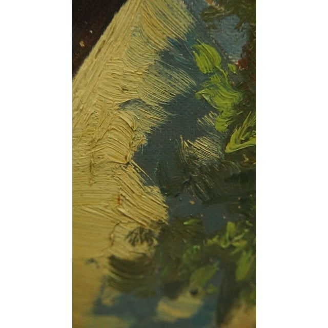 Otto Dill, Rural Landscape, 20th Century, Oil Painting on Cardboard For Sale - Image 6 of 18