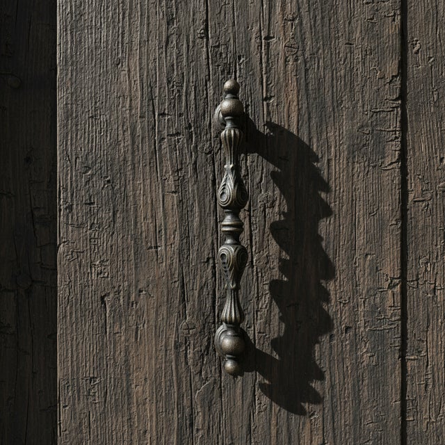 Timeless Classical Elegance ⚜️ Transform your doorways into grand entrances with this ornate solid wrought iron door pull....