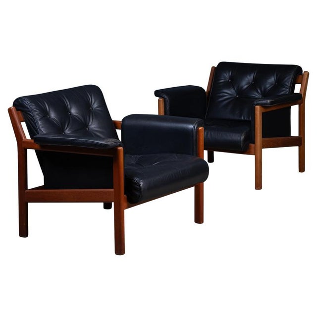 Lounge Chairs in Teak by Karl-Erik Ekselius, 1960s, Set of 2 For Sale - Image 13 of 13