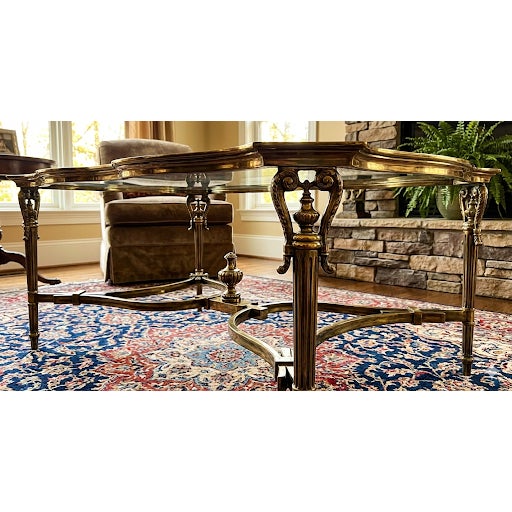 Metal Maitland-Smith Venice Cocktail Table For Sale - Image 7 of 8