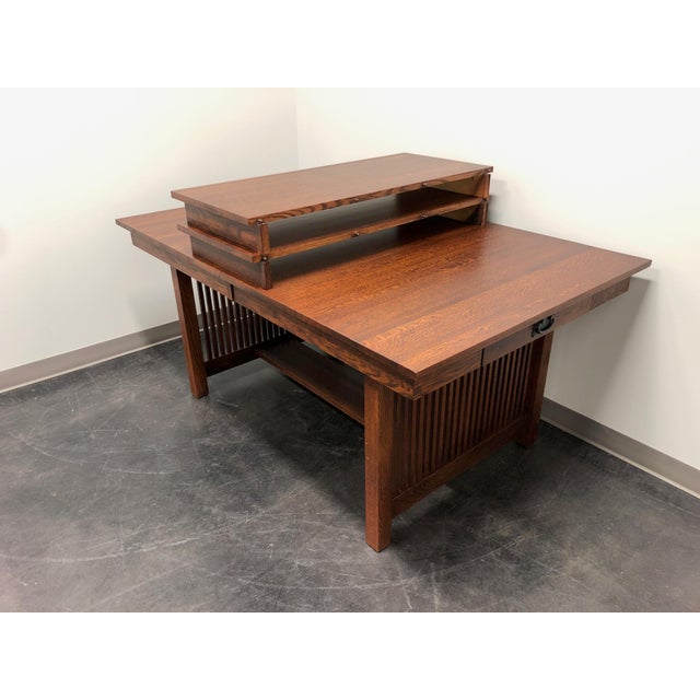 Le Meuble Villageois Mission Oak Dining Set Table + 6 Chairs Chairish