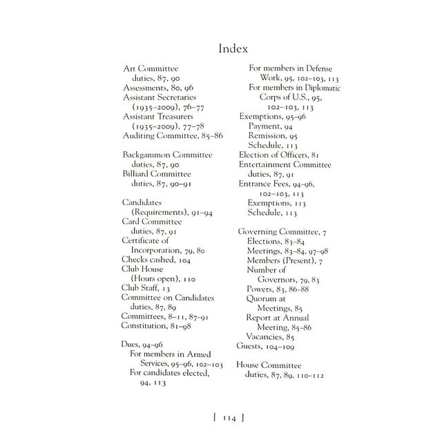 The Union Club of the City of New York Members' Annual 2010 For Sale In New York - Image 6 of 10