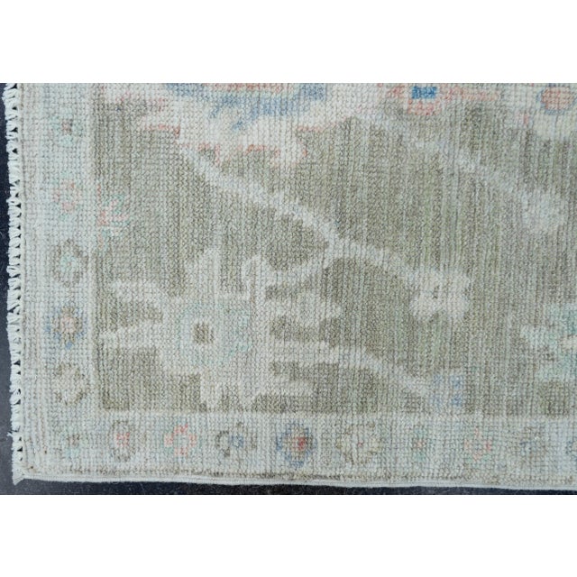 Oushak Rug 2' x 4'3" #17140 Explore a curated collection of hallway runners, wool rugs, and handmade masterpieces at ,...