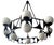 1950s Brutalist Style Chandelier, 1950s For Sale - Image 5 of 16