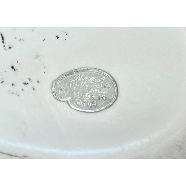 Circa 1960 Petite Bisque Porcelain Angel & Dove Vase, Japan For Sale - Image 11 of 12