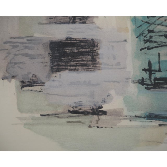 After Jean Bazaine, Landscape in Fog, 1958, Stencil on Paper For Sale - Image 5 of 6