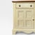 Cream Vintage Painted Wood Sideboard With Paneled Doors For Sale - Image 8 of 18