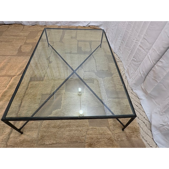 Black Rh Thaddeus Rectangular Coffee Table For Sale - Image 8 of 18