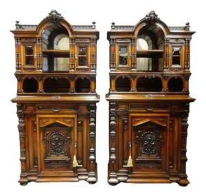 Vintage Rosewood Cabinets by Sigmund Jaray of Wien, Set of 2