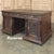Antique French Neoclassical Henri II Oak Partner's Desk For Sale - Image 4 of 14