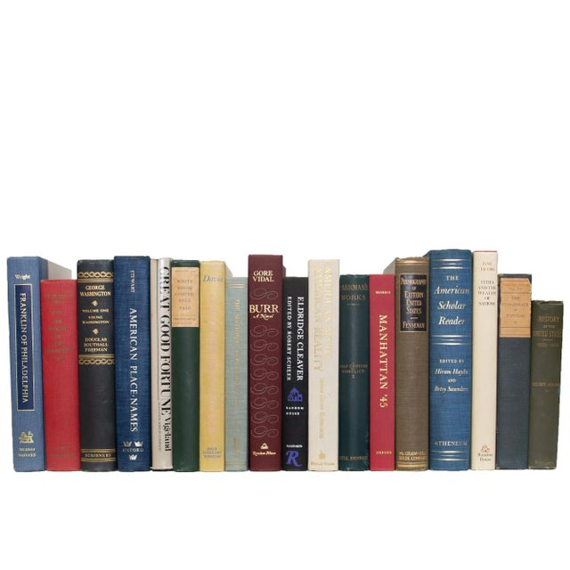 Distinguish any space with our Vintage American History Subject By The Foot from Booth & Williams. One linear foot of...