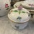 Vintage Herend Hungarian Hand - Painted With Gilt Rim Porcelain Dinnerware Set - Service for 10 For Sale - Image 10 of 13