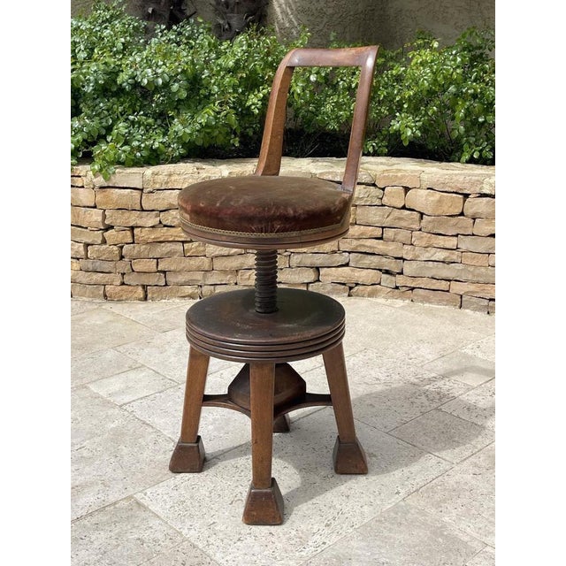 19th Century Mahogany Harpists Chair For Sale - Image 8 of 12