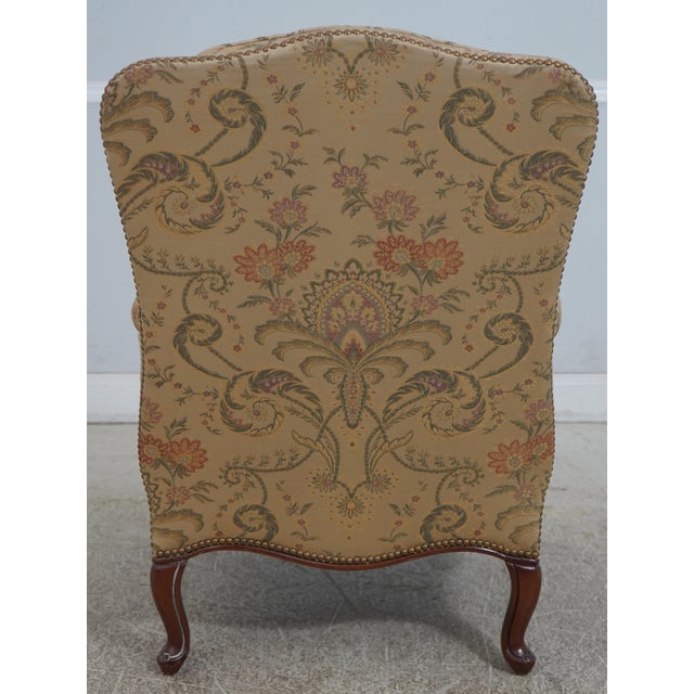 Pair of Woodmark Italian Style Upholstered Lounge Chairs For Sale - Image 4 of 12