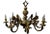 Brass Grapevine Chandelier For Sale - Image 4 of 7