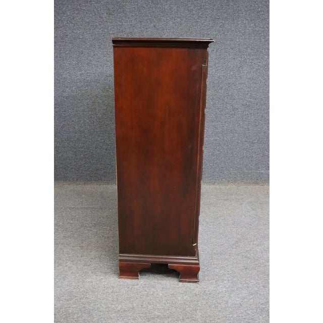 Late 20th Century Kincaid Furniture Cherry Gentleman’s Chest For Sale - Image 9 of 10