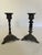 Vintage Ornate Brass Candle Holders Action Made in Italy 3 Footed Baroque 6" For Sale - Image 12 of 12